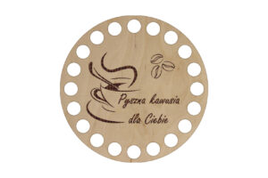 Baza Koło 10cm Pyszna kawusia dla Ciebie