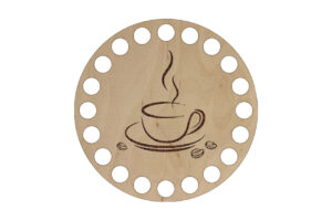 Baza Koło 10cm z grawerem "Kawa"