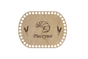 Baza Owal 20x15cm z grawerem Pieczywo 2