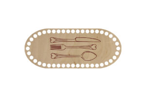 Baza Owal 24x10cm Sztućce 2