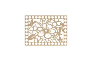 Baza Prostokątna 17x12cm Kwiaty 2