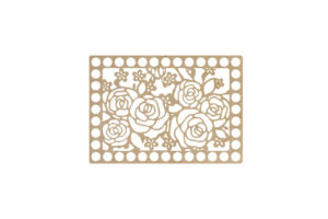 Baza Prostokątna 17x12cm Kwiaty 3