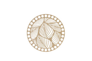 Baza Koło 15cm Liście