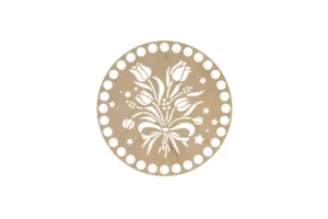 Baza Koło 15cm Kwiaty 1