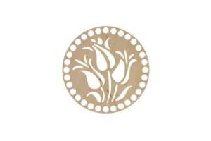 Baza Koło 15cm Kwiaty 2