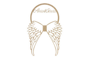 Baza do makramy obręcz 15cm + skrzydła Anioł Stróż