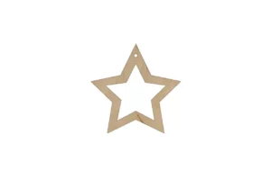 Gwiazdka z dziurką 4cm