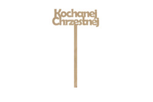 Topper Kochanej Chrzestnej