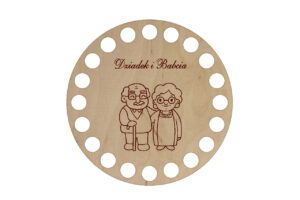 Baza Koło 10 cm Dziadek i Babcia 1
