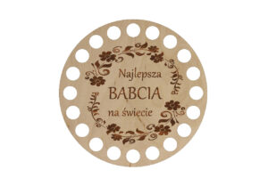 Baza Koło 10 cm Najlepsza Babcia na świecie