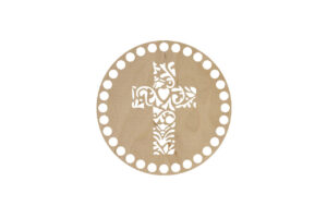 Baza Koło 15cm Komunia Krzyż