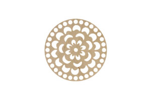 Baza Koło 15cm Kwiaty 8