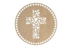 Baza Koło 25cm Komunia Krzyż