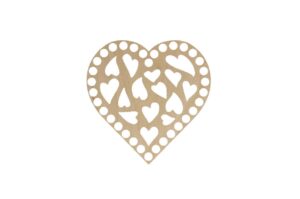 Baza Serce 15cm Wzór 2