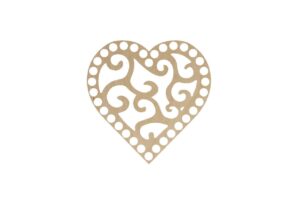 Baza Serce 15cm Wzór 3