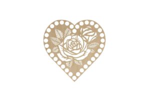 Baza Serce 15cm Wzór 5