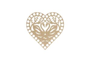 Baza Serce 15cm Wzór 6