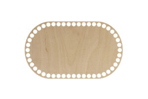 Baza Owalna 24x14cm Gładka