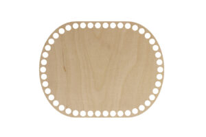 Baza owal 22x17 gładka