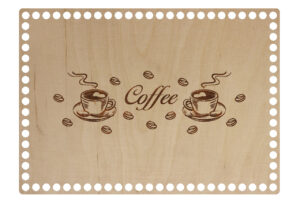 Bazy Prostokątne 35x25cm Kawa 2