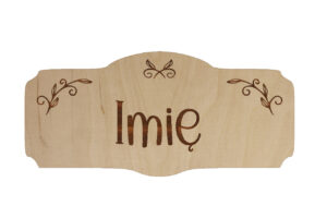 Tabliczka Imię 15x7cm