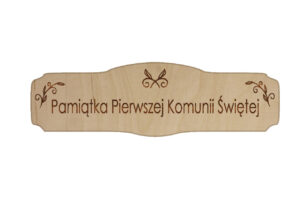 Tabliczka Pamiątka pierwszej komunii świętej 10x3