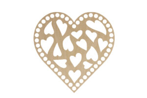 Baza Serce 20cm Wzór 2