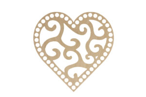 Baza Serce 20cm Wzór 3