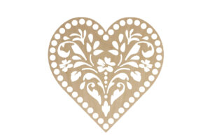 Baza Serce 20cm Wzór 8