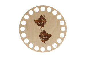 Baza Koło 10cm Dwa koty