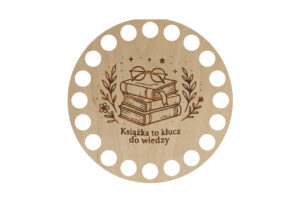 Baza Koło 10cm Książka to klucz do wiedzy