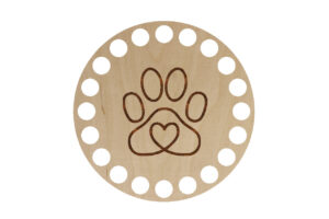 Baza Koło 10cm Odcisk Łapki