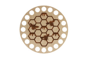 Baza Koło 10cm Pszczeli motyw1