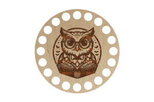 Baza Koło 10cm Sowa z książką