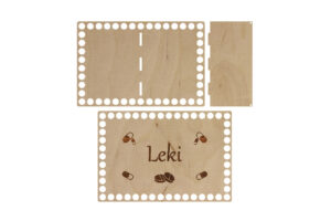 Baza Prostokątna Szkatułka Leki z przegrodą