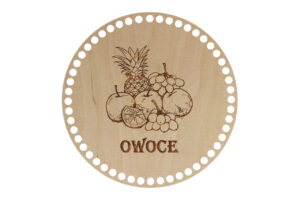 Baza Koło 25cm Owoce 2