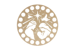 Baza Koło 10cm Boże Narodzenie 1