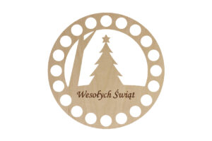 Baza Koło 10cm Boże Narodzenie 4