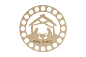 Baza Koło 10cm Boże Narodzenie 5