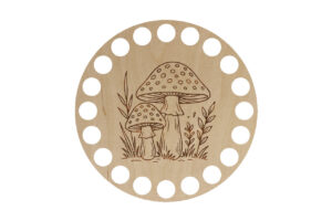 Baza Koło 10cm Grzyby