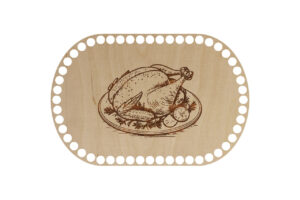 Baza owal 24x16 Kurczak