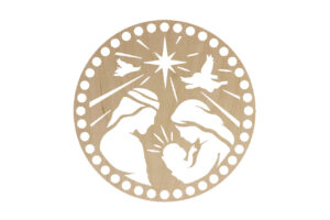 Baza Koło 20cm Boże Narodzenie 1