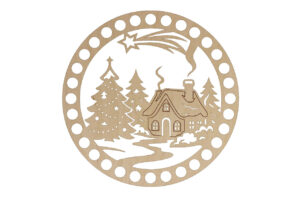 Baza Koło 15cm Boże Narodzenie 18