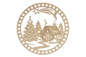 Baza Koło 20cm Boże Narodzenie 18