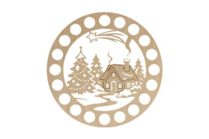 Baza Koło 10cm Boże Narodzenie 18