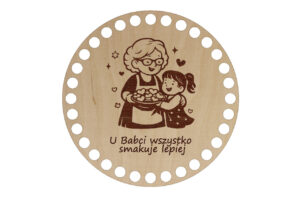 Baza Koło 15cm U babci wszystko smakuje lepiej