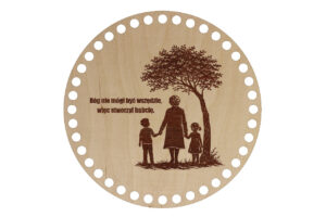 Baza Koło 20cm Bóg nie mógł być wszędzie, więc stworzył babcie