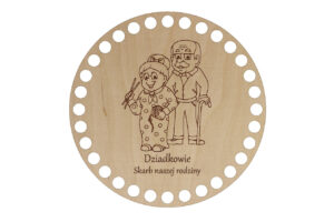 Baza Koło 15cm Dziadkowie – skarb naszej rodziny
