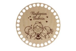 Baza Koło 15cm Najlepsza Babcia 2