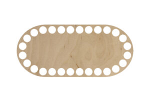 Baza Owal 7x16cm Gładka